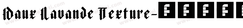 Daux Lavande Texture字体转换
